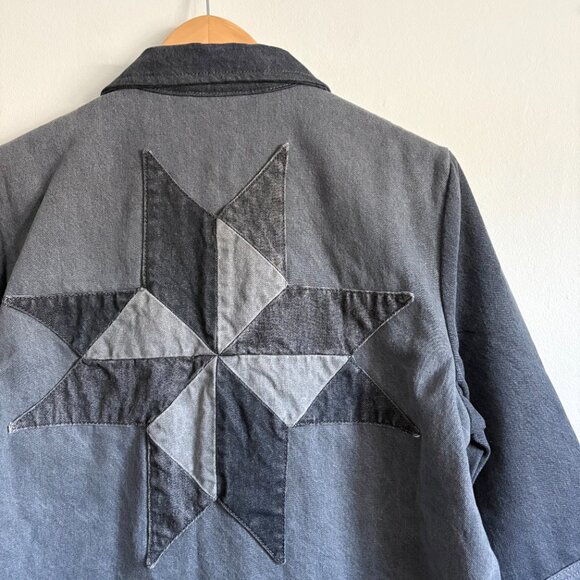 Free People Star Chore Jacket in Vintage Black NEW - Picture 6 of 7